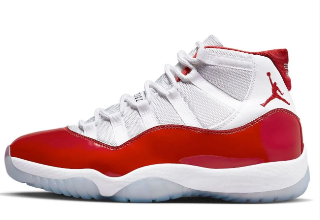 Air Jordan 11 Retro 'Cherry' White & Red Sneakers | CT8012-116