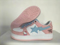 BAPE STA Sneakers with Hello Kitty Graphics - Pink / White / Light Blue
