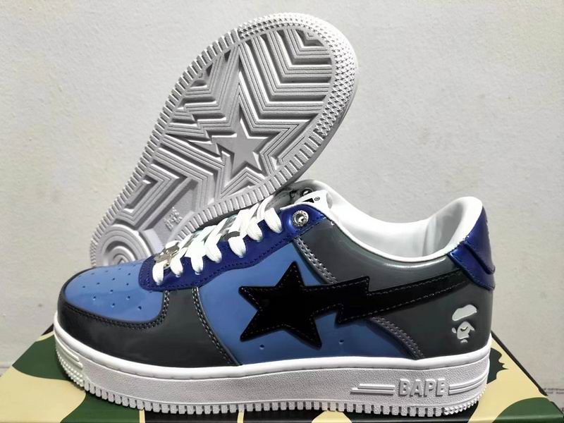 BAPE STA OS #3 M2 Sneakers - Blue / Charcoal / Black